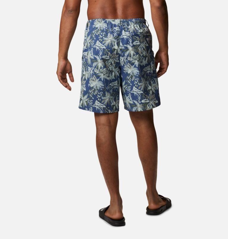 Men's Columbia PFG Super Backcast Water Shorts Flower | CA-P1L53