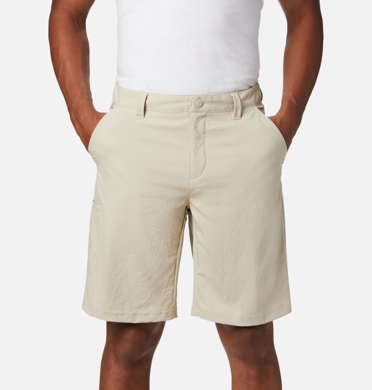 Men's Columbia PFG Tamiami Shorts Khaki | CA-N30C4