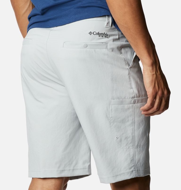 Men's Columbia PFG Tamiami Shorts Light Grey | CA-R4A63