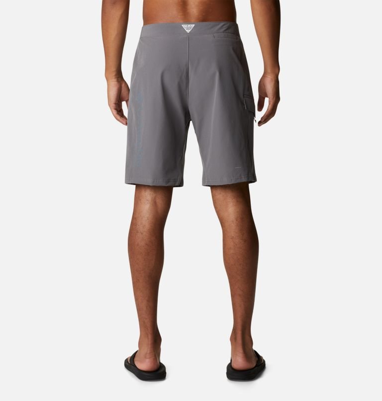 Men's Columbia PFG Terminal Tackle Board Shorts Dark Grey | CA-U6C50