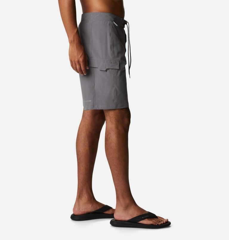 Men's Columbia PFG Terminal Tackle Board Shorts Dark Grey | CA-U6C50