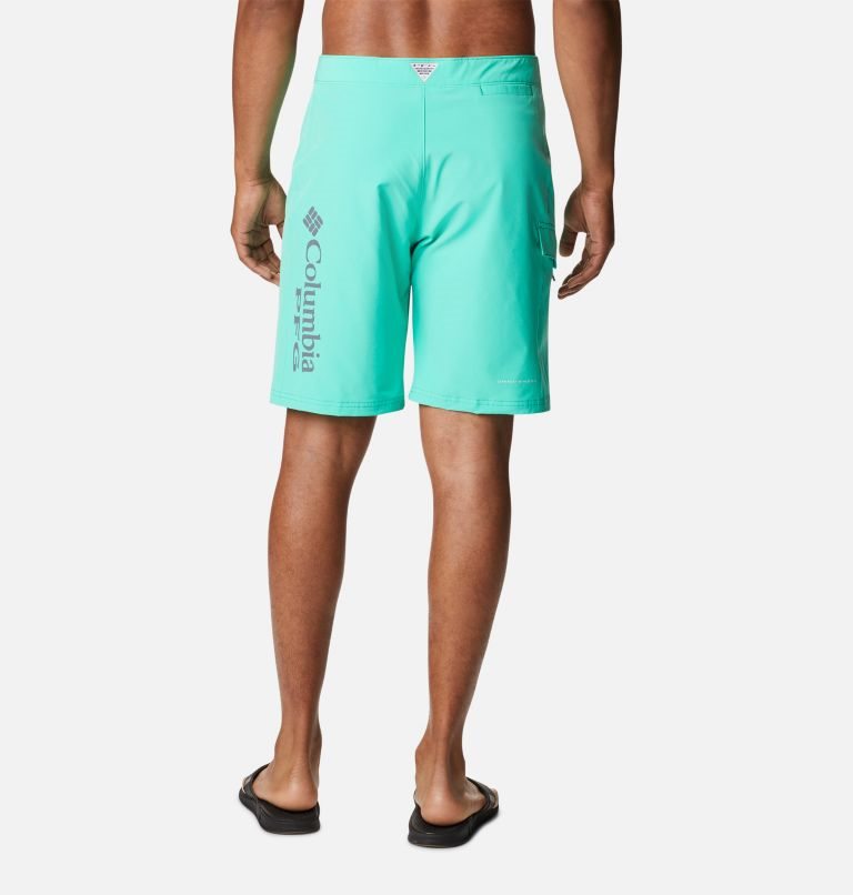 Men's Columbia PFG Terminal Tackle Board Shorts Turquoise | CA-Z6583