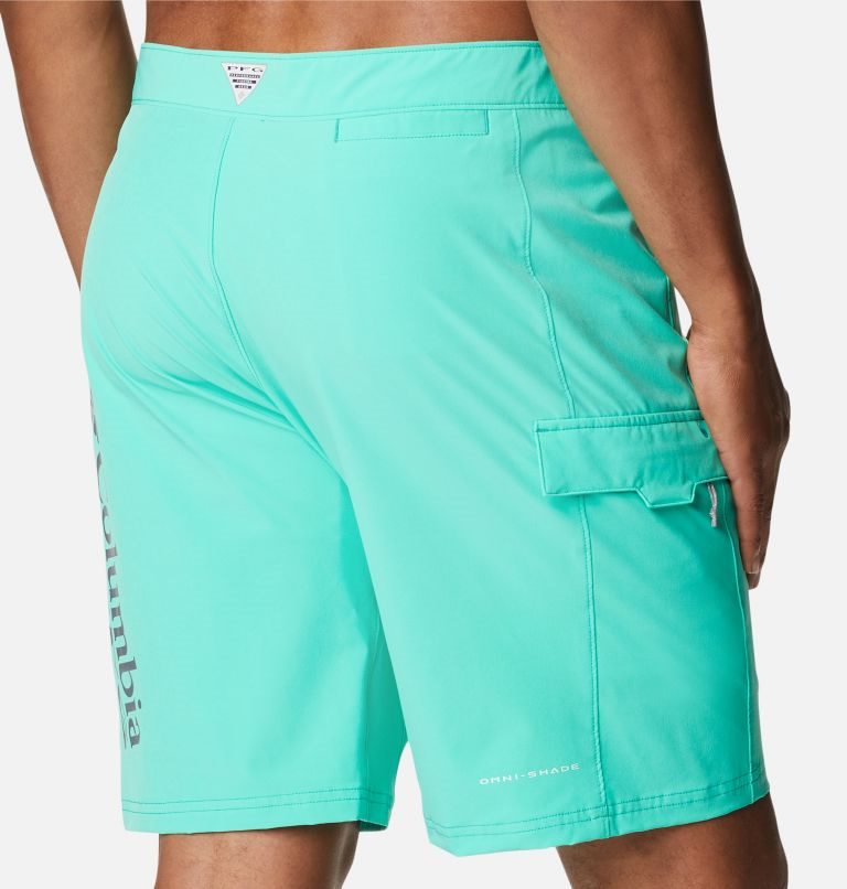 Men's Columbia PFG Terminal Tackle Board Shorts Turquoise | CA-Z6583