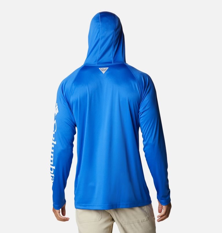 Men's Columbia PFG Terminal Tackle Hoodie Blue | CA-U01C5