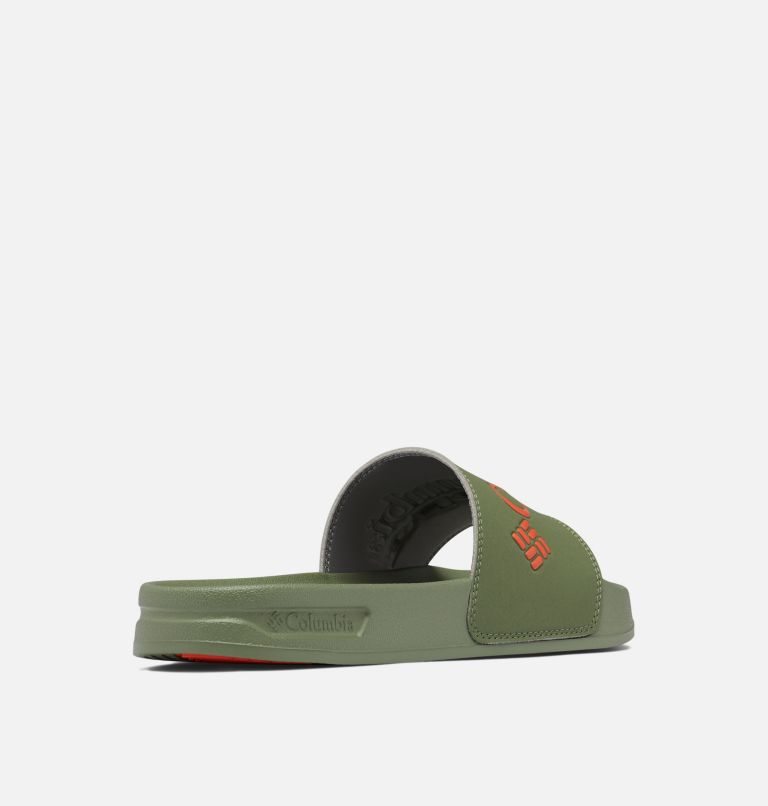 Men's Columbia PFG Tidal Ray Slides Olive | CA-C60A8