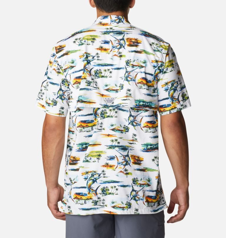Men's Columbia PFG Trollers Best Short Sleeve Shirts Multicolor | CA-Q4506