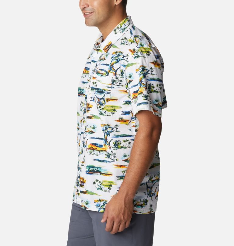 Men's Columbia PFG Trollers Best Short Sleeve Shirts Multicolor | CA-Q4506