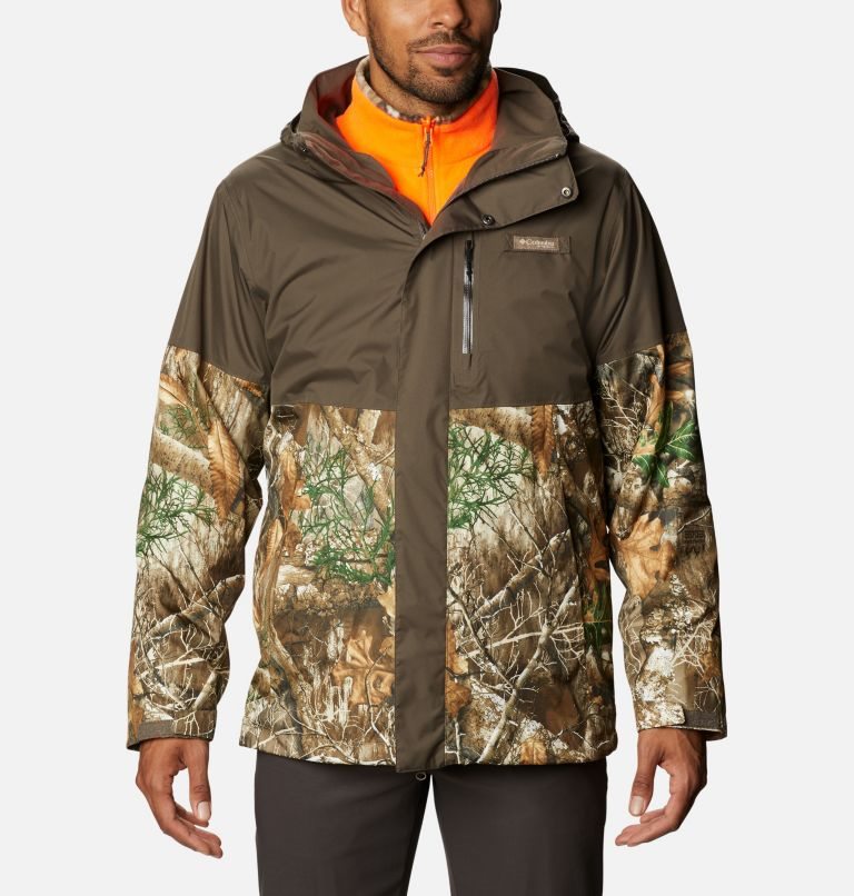 Men\'s Columbia PHG Buckaboo Interchange Jackets Brown | CA-TL150