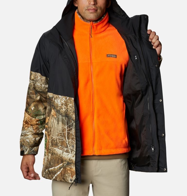 Men's Columbia PHG Buckaboo Interchange Jackets Black | CA-U4C5L