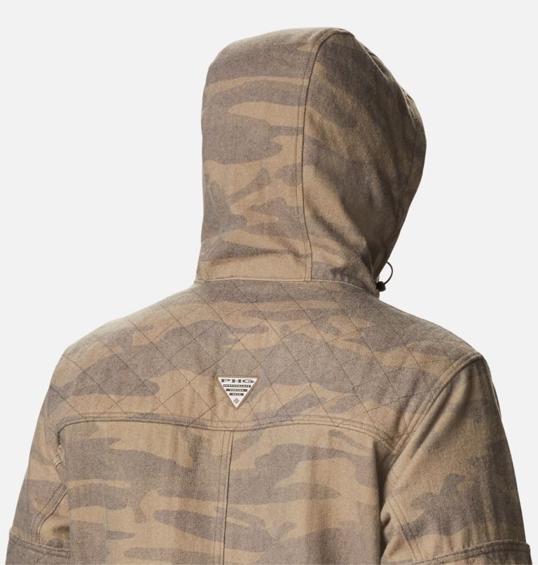 Men's Columbia PHG Gallatin Wool Jackets Camo | CA-M0C61