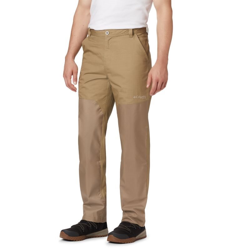 Men\'s Columbia PHG Ptarmigan Pants Khaki | CA-ZA81L