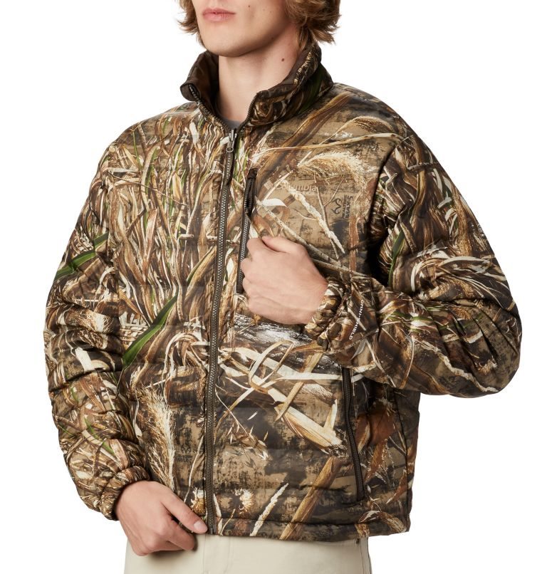 Men's Columbia PHG Widgeon Wader Heat Seal Liner Jackets Olive | CA-L5436
