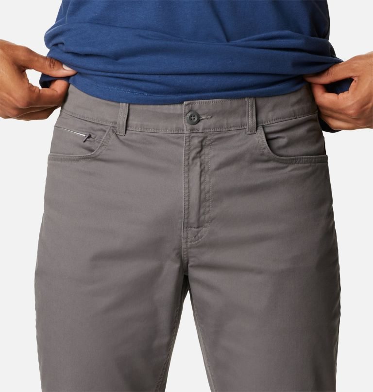 Men's Columbia Pacific Ridge 5 Pocket Pants Dark Grey | CA-D516A