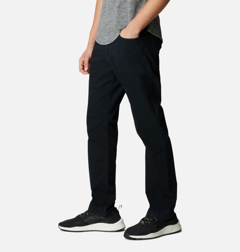 Men's Columbia Pacific Ridge 5 Pocket Pants Black | CA-IC5L6