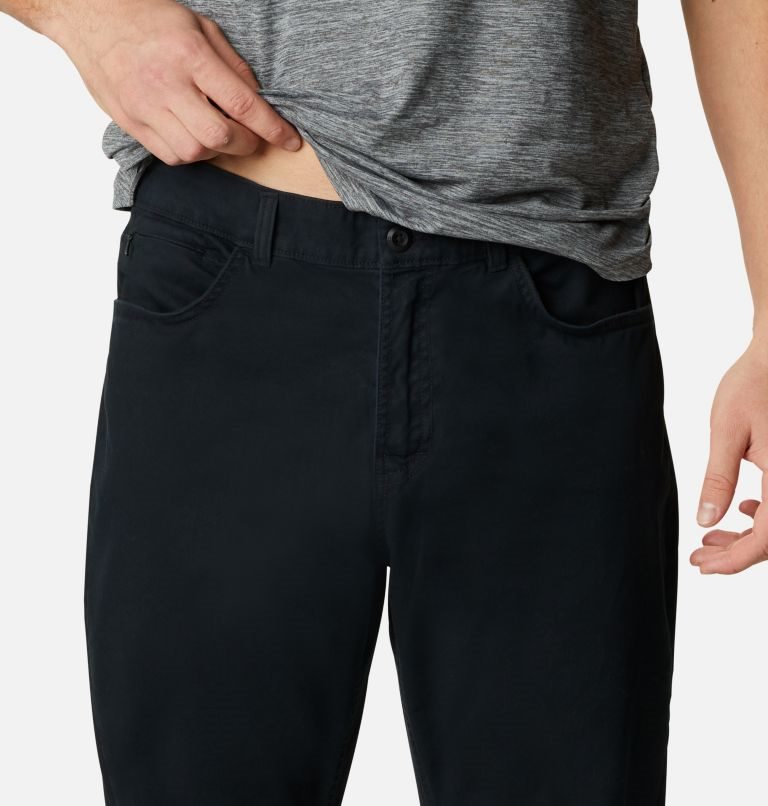 Men's Columbia Pacific Ridge 5 Pocket Pants Black | CA-IC5L6