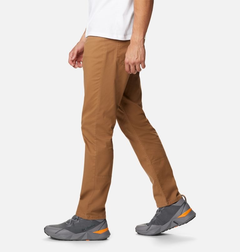 Men's Columbia Pacific Ridge 5 Pocket Pants Brown | CA-J4A6L