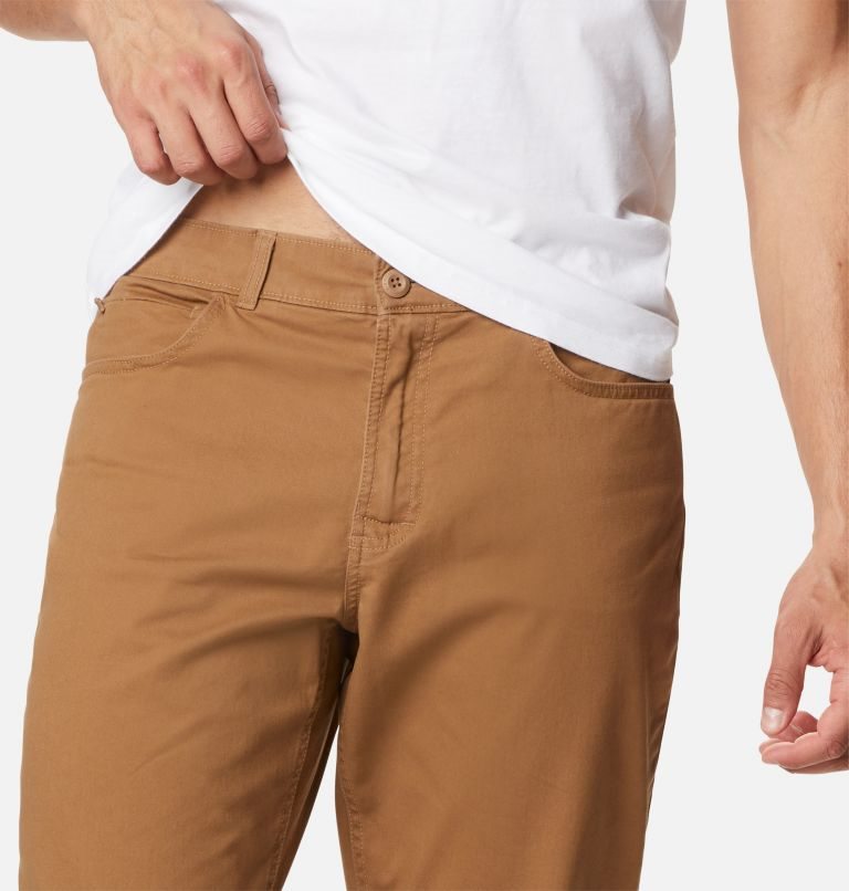 Men's Columbia Pacific Ridge 5 Pocket Pants Brown | CA-J4A6L