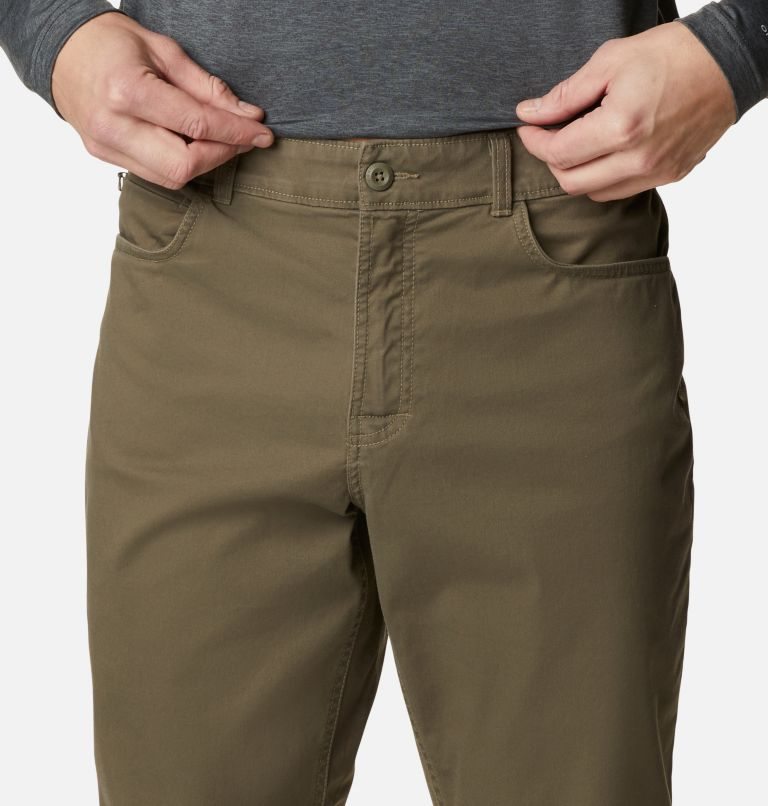 Men's Columbia Pacific Ridge 5 Pocket Pants Olive | CA-K4638
