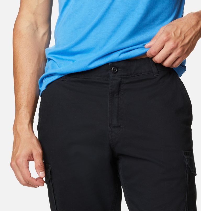 Men's Columbia Pacific Ridge Cargo Pants Black | CA-I3A46