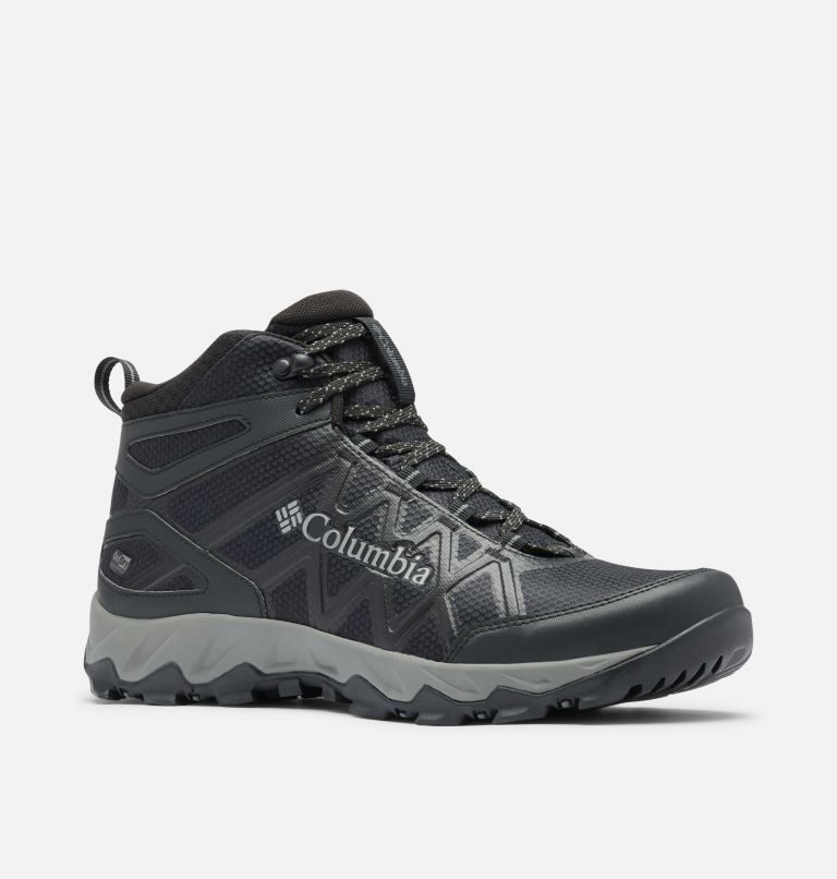 Men's Columbia Peakfreak X2 Mid OutDry Hiking Boots Black | CA-T5C36