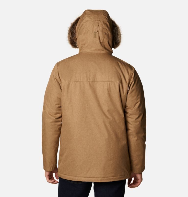 Men's Columbia Penns Creek II Parka Jackets Brown | CA-ILC83