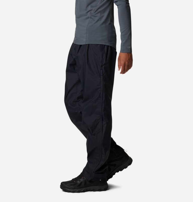 Men's Columbia Pouring Adventure 2L Rain Pants Black | CA-S6458