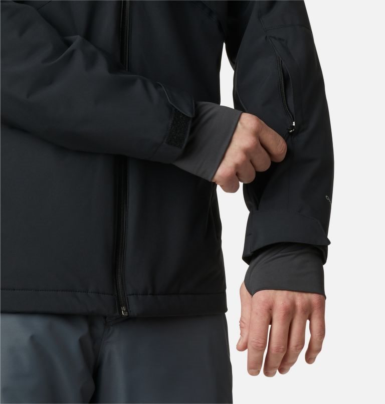 Men's Columbia Powder 8s Ski Insulated Jackets Black | CA-SA045