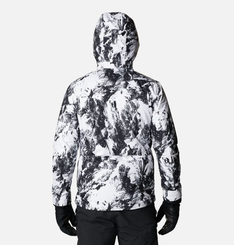 Men's Columbia Powder 8s Ski Insulated Jackets Black / White | CA-ZC518