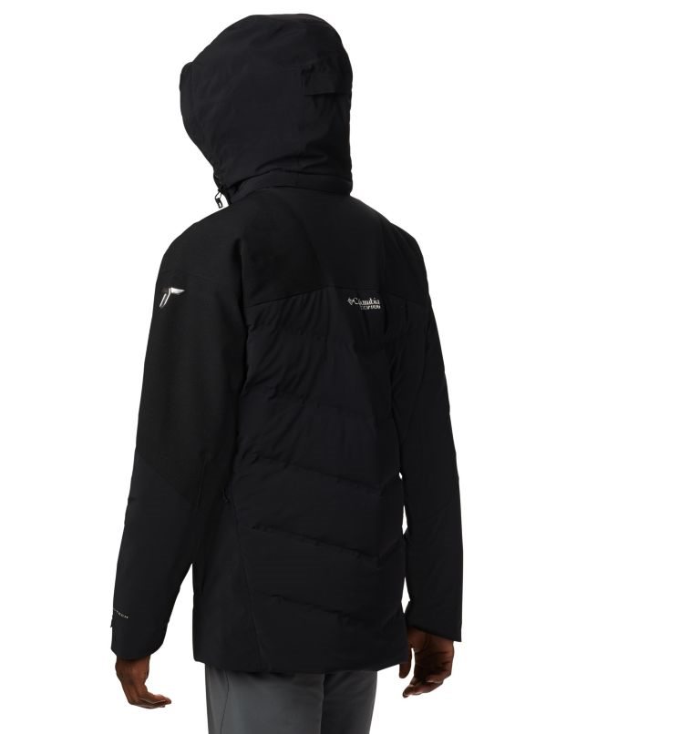 Men's Columbia Powder Keg II Down Jackets Black | CA-U0354