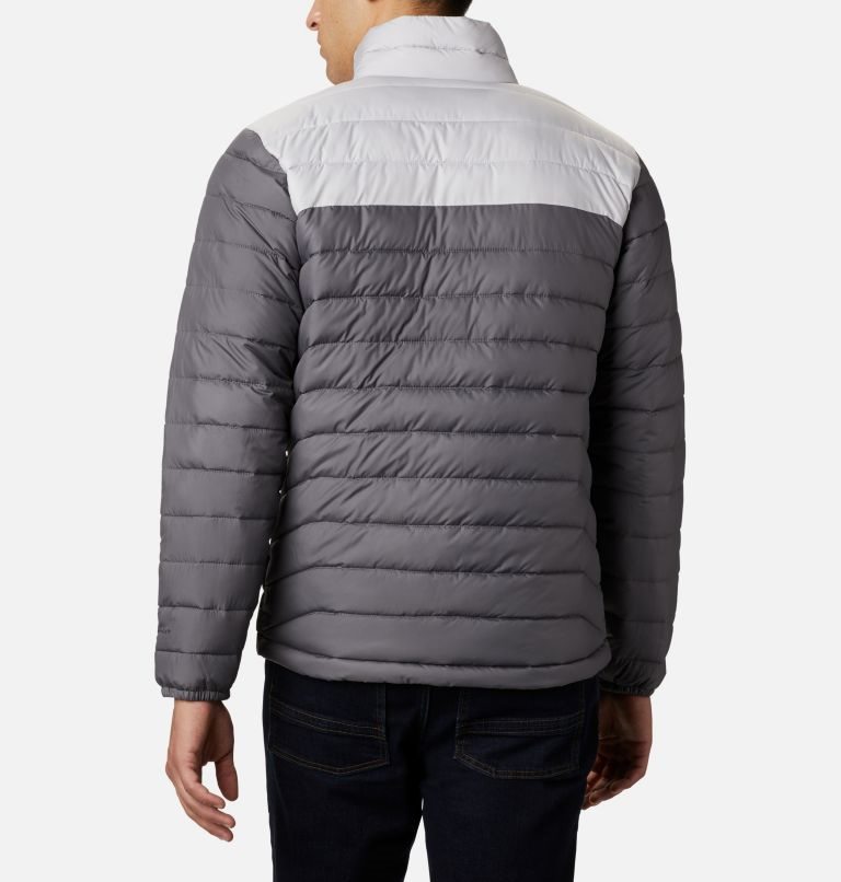 Men's Columbia Powder Lite Insulated Jackets Grey | CA-E83C6