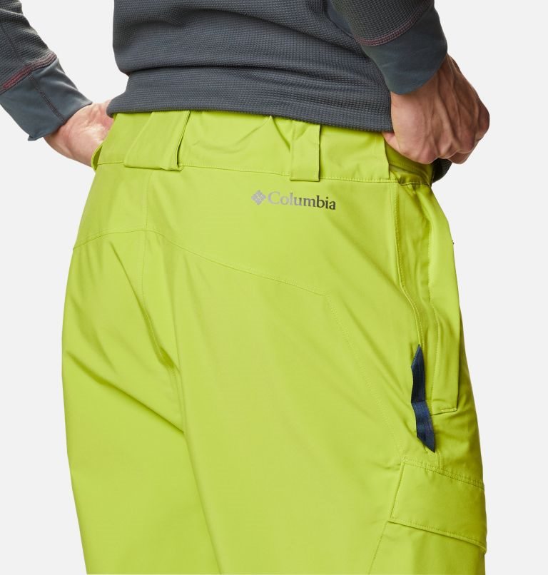 Men's Columbia Powder Stash Pants Lemon | CA-SCA1L
