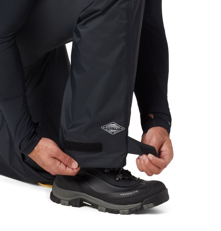Men's Columbia Rebel Roamer Rain Pants Black | CA-IC358