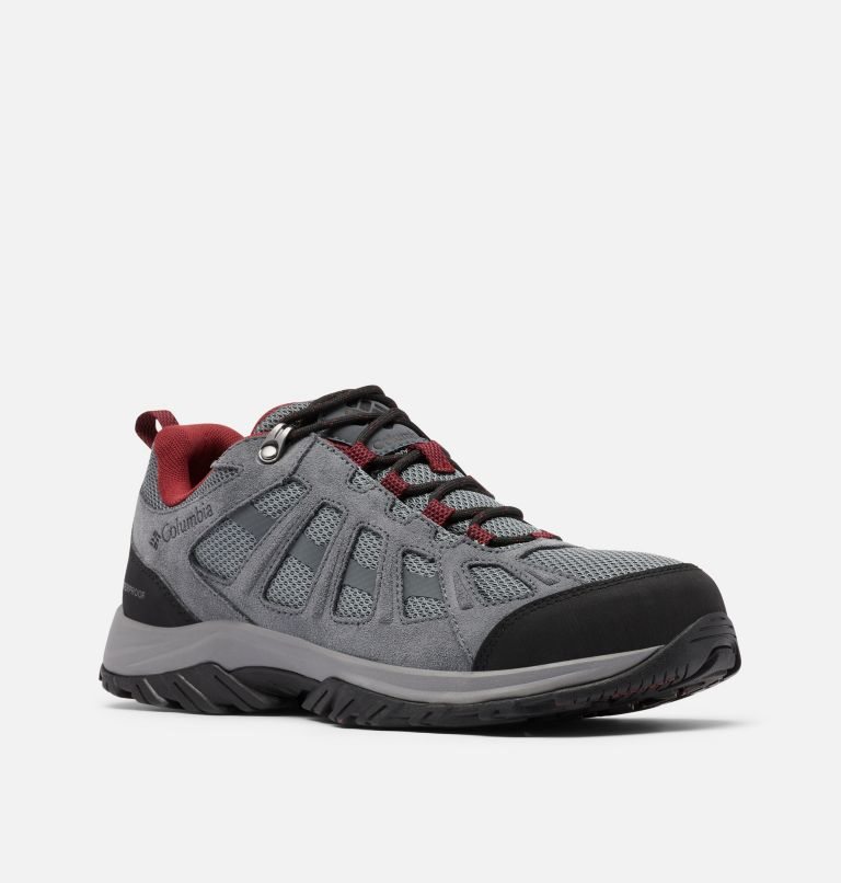 Men's Columbia Redmond III Waterproof Hiking Shoes Grey | CA-O143C