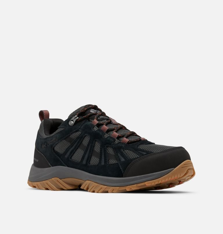 Men's Columbia Redmond III Waterproof Hiking Shoes Black | CA-Q8013