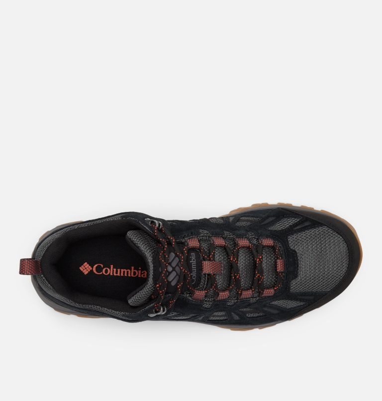 Men's Columbia Redmond III Waterproof Hiking Shoes Black | CA-Q8013