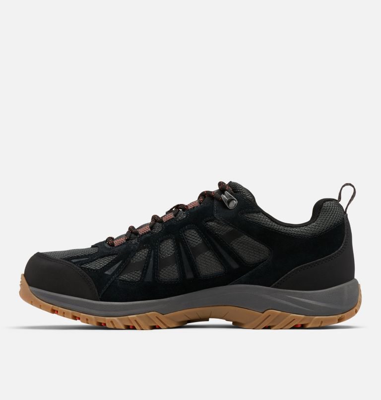 Men's Columbia Redmond III Waterproof Hiking Shoes Black | CA-Q8013