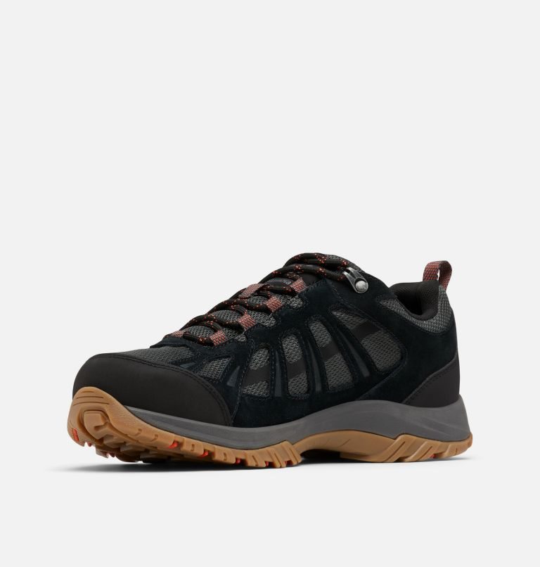 Men's Columbia Redmond III Waterproof Hiking Shoes Black | CA-Q8013