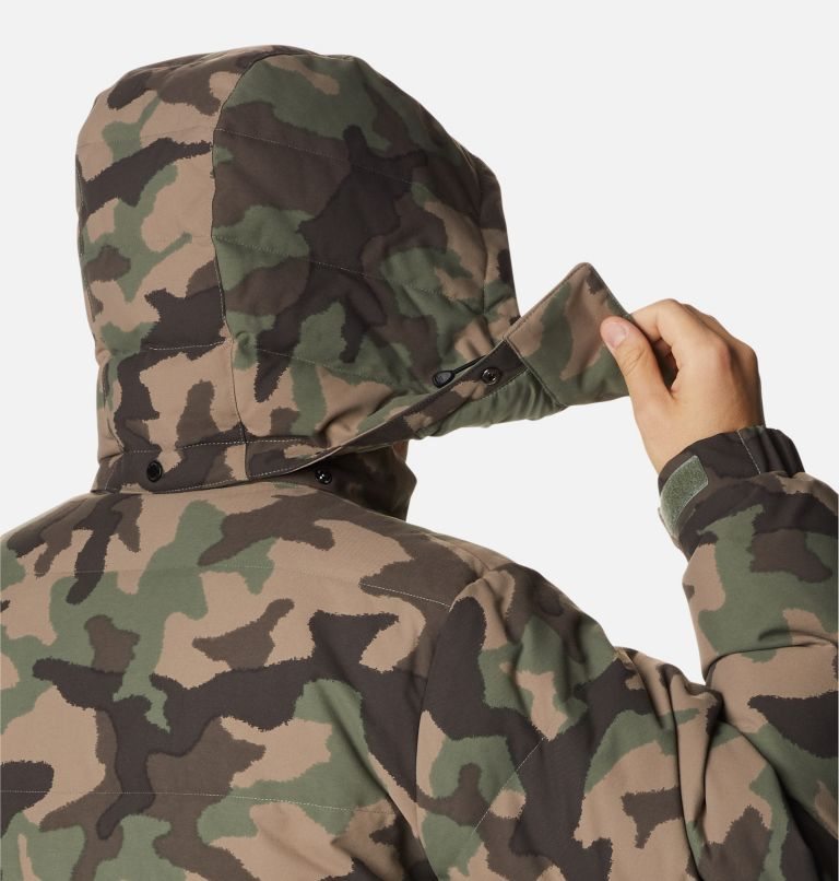 Men's Columbia Rockfall II Omni-Heat Infinity Down Jackets Camo | CA-D84CL