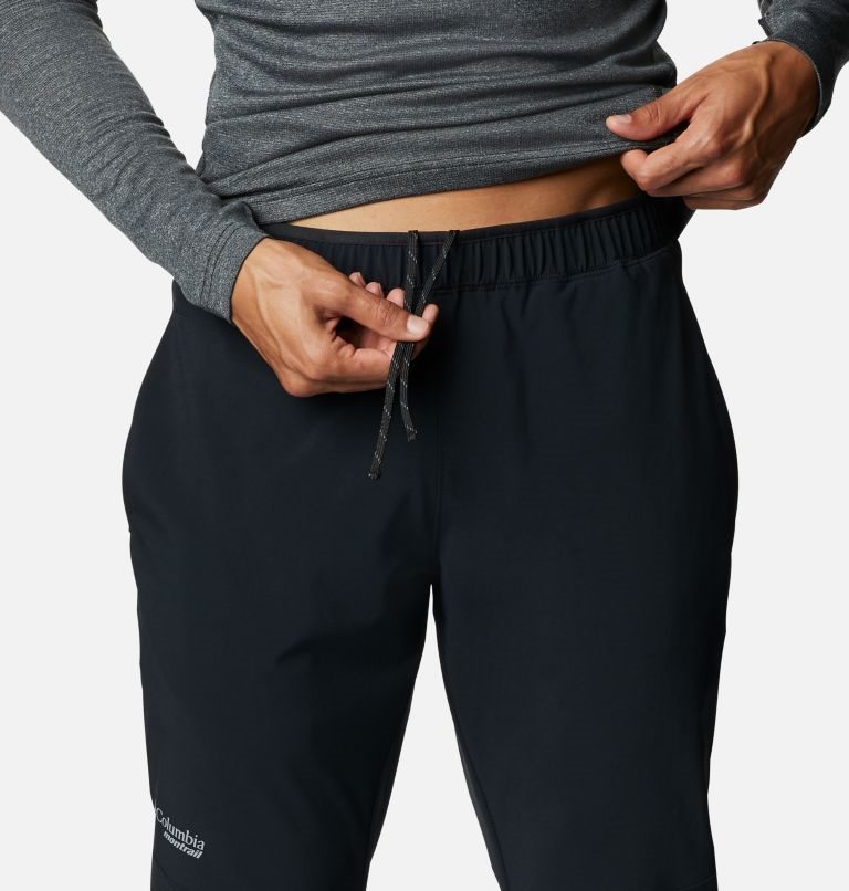 Men's Columbia Rogue Runner Train Pants Black | CA-JL156