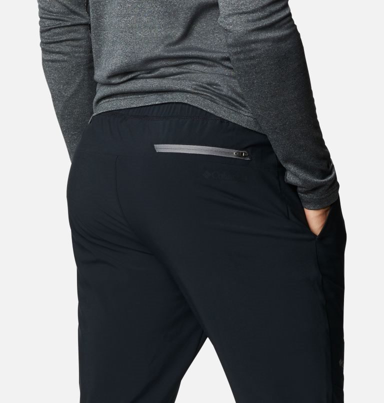 Men's Columbia Rogue Runner Train Pants Black | CA-JL156