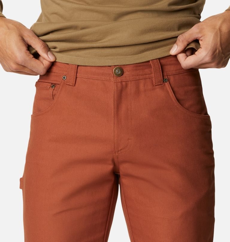Men's Columbia Roughtail Field Pants Brown | CA-D8360