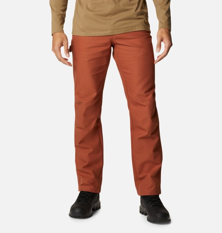 Men\'s Columbia Roughtail Field Pants Brown | CA-D8360