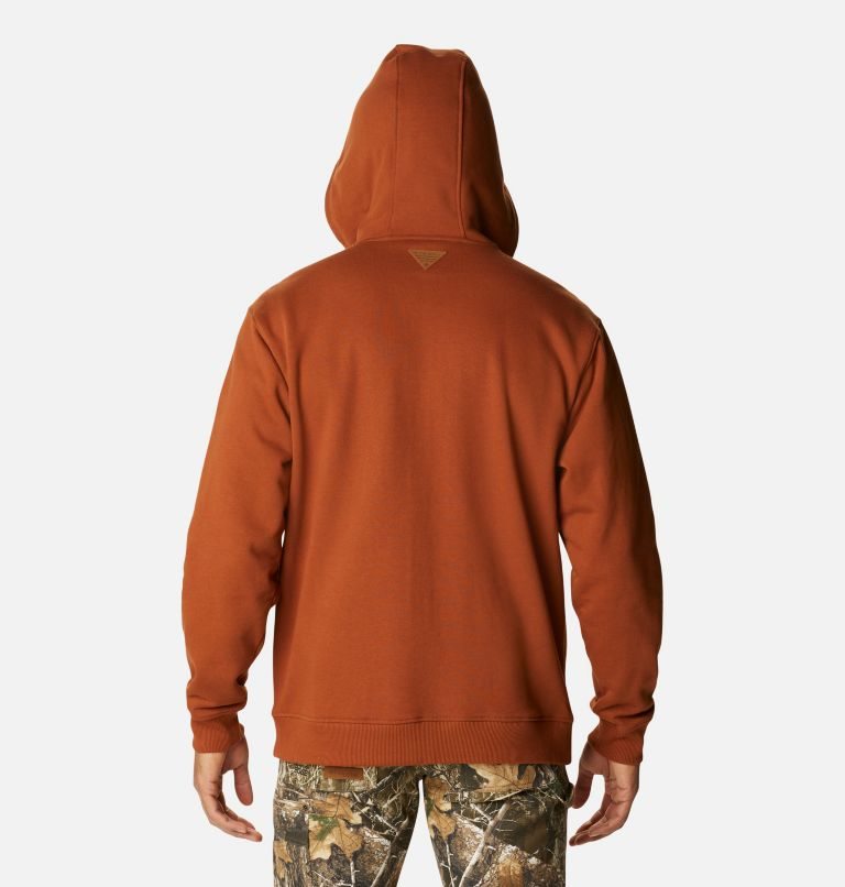 Men's Columbia Roughtail Sherpa Lined Field Hoodie Brown | CA-F853A