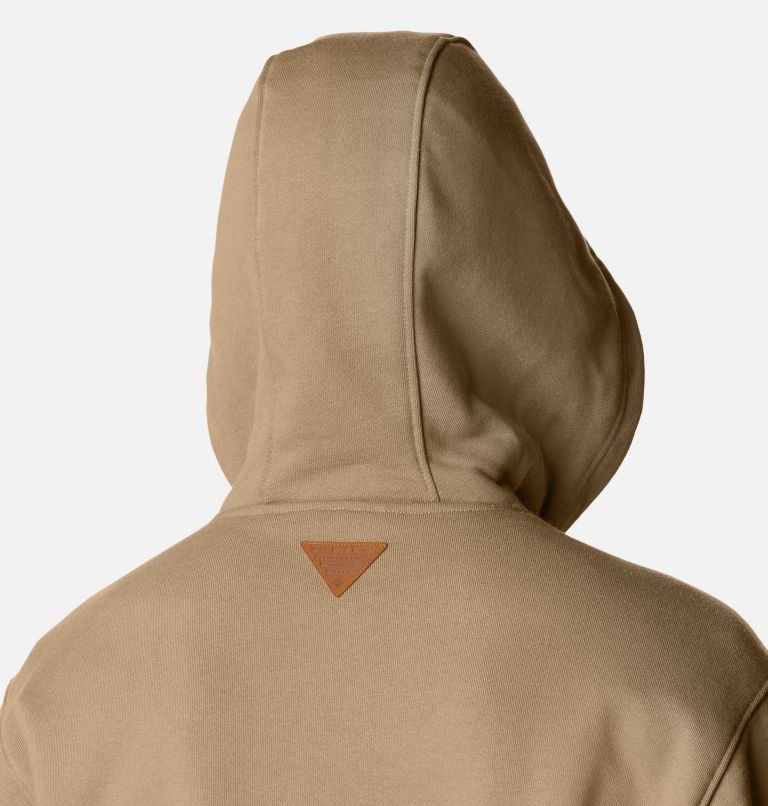 Men's Columbia Roughtail Sherpa Lined Field Hoodie Light Brown | CA-ZAC56