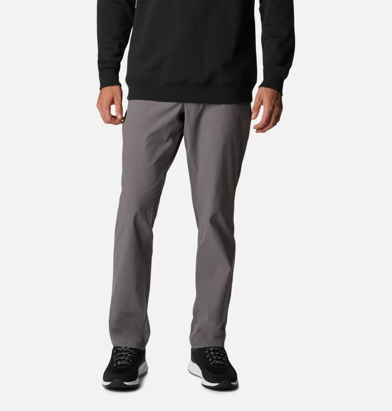 Men\'s Columbia Royce Range Pants Dark Grey | CA-EC3L4