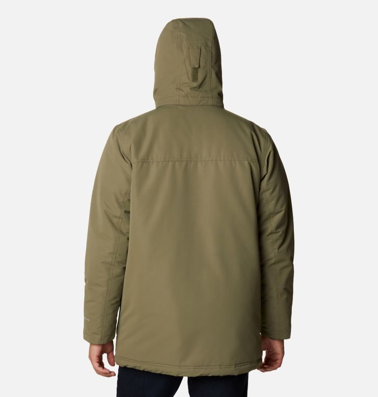 Men's Columbia Rugged Path Parka Jackets Olive | CA-HA14L