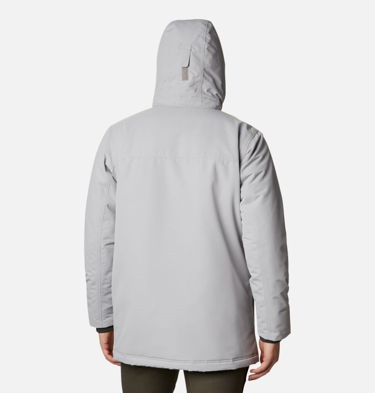 Men's Columbia Rugged Path Parka Jackets Light Grey | CA-WC31A