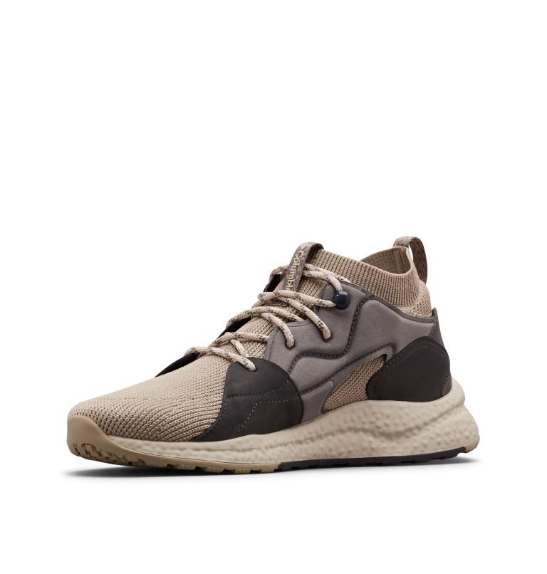 Men's Columbia SH/FT OutDry Mid Sneakers Light Brown | CA-C6150