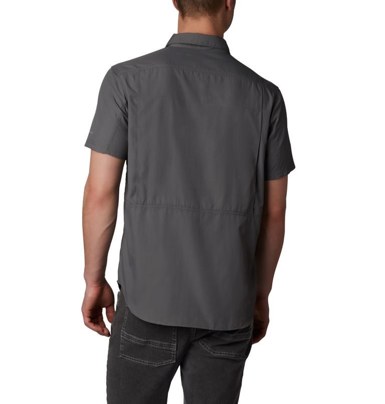 Men's Columbia Silver Ridge 2.0 Short Sleeve Shirts Dark Grey | CA-J3814