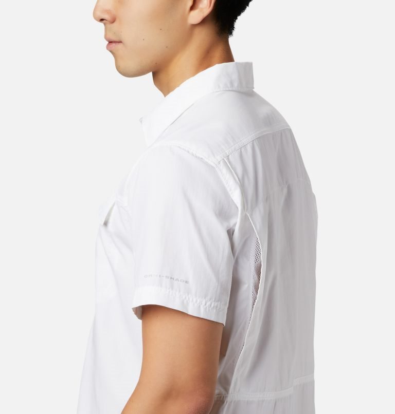 Men's Columbia Silver Ridge 2.0 Short Sleeve Shirts White | CA-LAL10